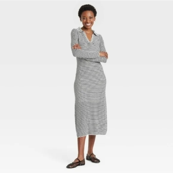 sachin and babi light blue dress New with Tags - Size: M - Women's Long Sleeve Maxi Sweater Dress